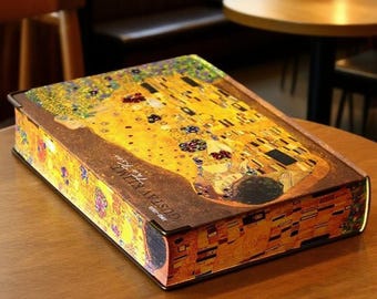 Van Gogh Art Gilded Edge Journal, Art Sketchbook, Iris, Cafe Terrace, Water Lilies, The Kiss, Art Lover Gift