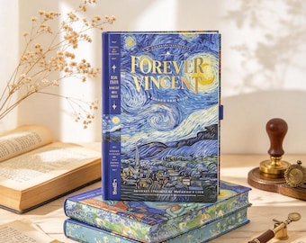 Van Gogh Art Hardcover Journal | Gilded Cover, Full Color Painted Edges Gift for Art Lovers