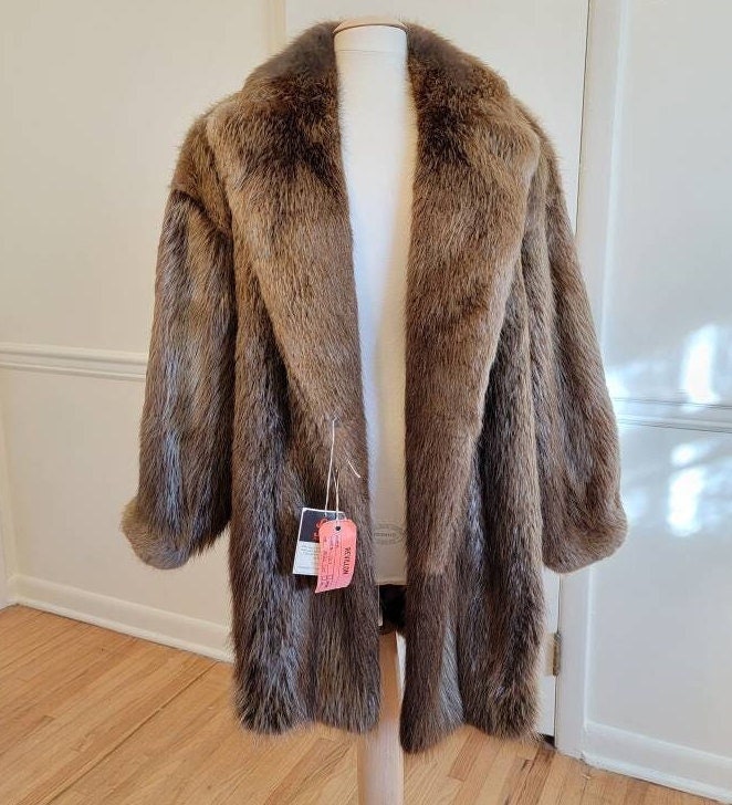 Mens Beaver Fur Coat - Etsy