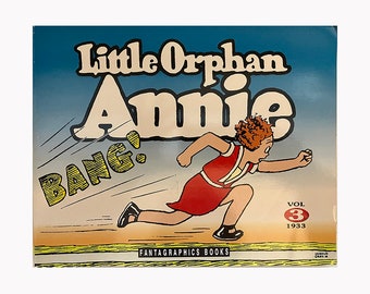 Little Orphan Annie Volume 3 1933 by Harold Gray Comic Strips Fantagraphics Books Circa 1991