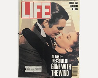 Life Magazine May 1988 Gone with the Wind Sequel Cover /Geoffrey Beene Interview / Bald Eagles / Retro Ads / Vintage Magazine