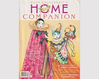 Mary Engelbreits Vintage Magazine Feb/March 2000 Home Companion  / Artist Studio Tour / Venetian Carnevale Menu / Little Room