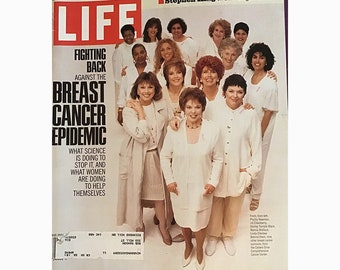 Vintage Life Magazine May94 Issue Fighting Against Breast Cancer Vintage 1990s Ephemera / Collectors / Vintage Ads