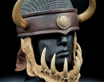 Diablo II Resurrected Inspired Wearable Carnage Helmet, Full-size Barbarian Helm