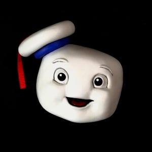 Ghostbusters Stay Puft Marshmallow Baby Magnet