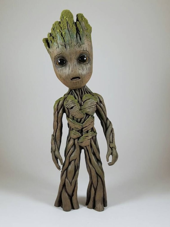 Baby Groot life size sculpture statue 9.5 tall V1 | Etsy