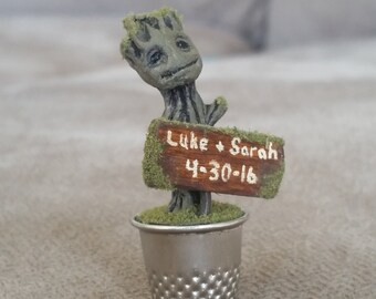 Custom Baby Groot Statue