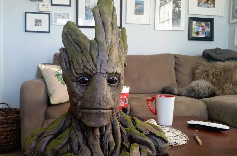 Groot Sculpture Bust Statue image 4