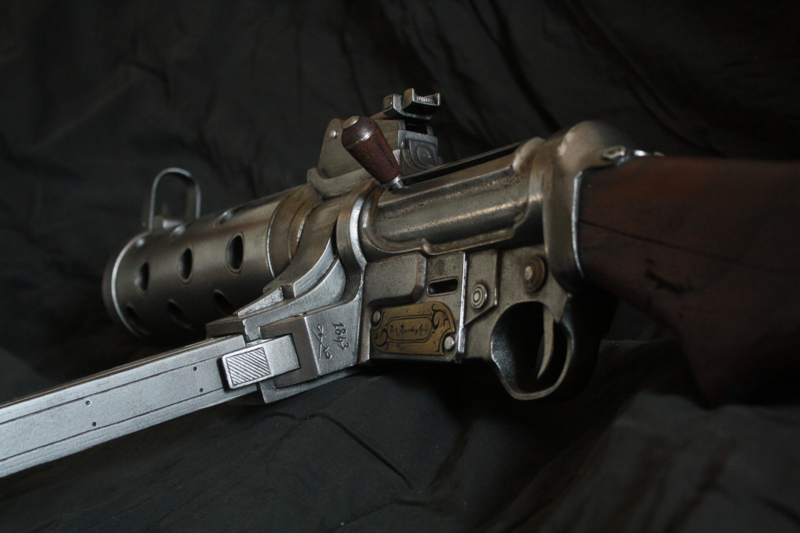 Bioshock Infinite Rolston Reciprocating Repeater Gun Prop Etsy