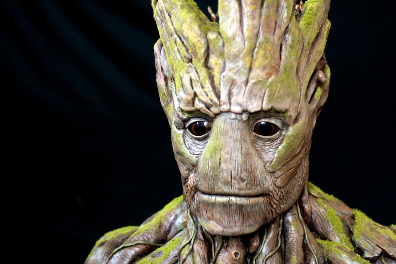 Groot Sculpture Bust Statue image 3