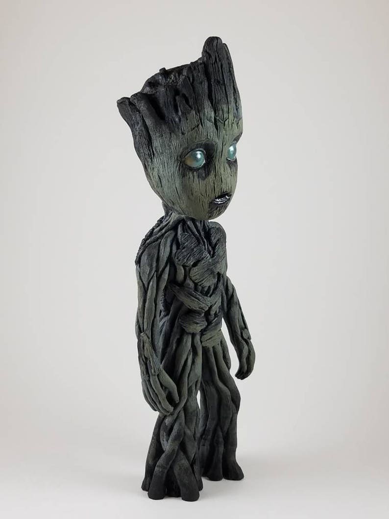 Life Size Baby Groot Sculpture 9.5 Tall HALLOWEEN - Etsy
