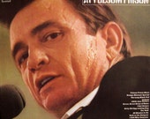 Rare Original 39 68 JOHNNY CASH at Folsom Prison Columbia Records U.S. S Vinyl Press LP Red Label 360 Sound Live Country Classic June Carter