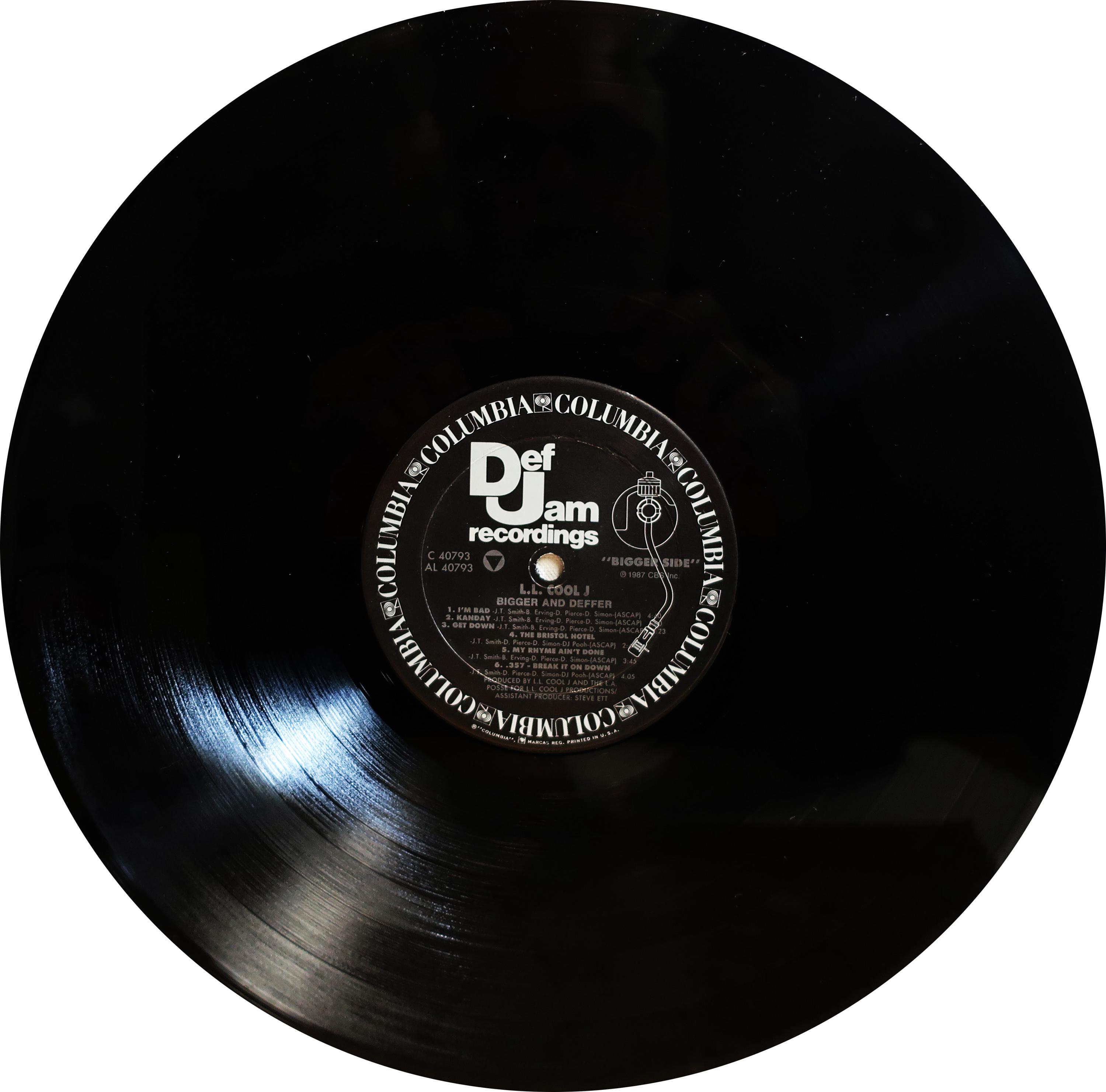 Original 1987 L.L. Cool J Bigger and Deffer (BAD) Def Jam