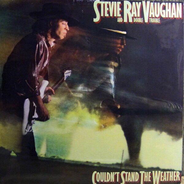 Original 1984 Stevie Ray Vaughan Couldn't Stand the Weather Epic Records Vintage U.S. Vinyl Press Lp Near Mint Texas Blues Hendrix Homage