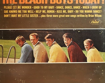 Rare Original 1965 The Beach Boys The Beach Boys Today! Capitol Records Vintage US Mono Vinyl Press Excellent Surf Rock Pop Brian Wilson