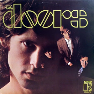 Raro 1979 The Doors Elektra Records Autointitulado Debut Vintage U.S. Early Vinyl Repress Lp Quase Perfeito Red Labels Rock Classic Jim Morrison