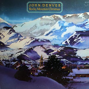 Rare '75 JOHN DENVER Rocky Mountain Christmas RCA Records Vintage U.S. Early Vinyl Repress Lp Near Mint Holiday Xmas Classic Gatefold Jacket