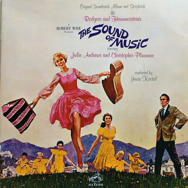 Ausgefallene 65er The SOUND of MUSIC Soundtrack RCA Victor Cords Vintage U.S. Stereo Vinyl Press LP Nahezu neuwertig! Rodgers Hammerstein Julie Andrews