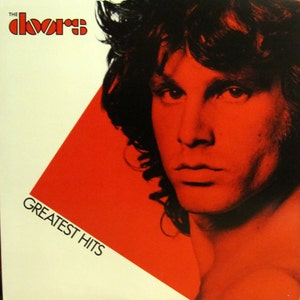 Origineel 1980 The Doors Greatest Hits Elektra Records Vintage Amerikaanse vinylpers compilatie lp met binnenblad en tekstblad klassieke Jim Morrison