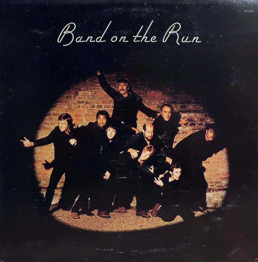 Original '73 PAUL Mccartney & Wings Band on the Run Apple Etsy