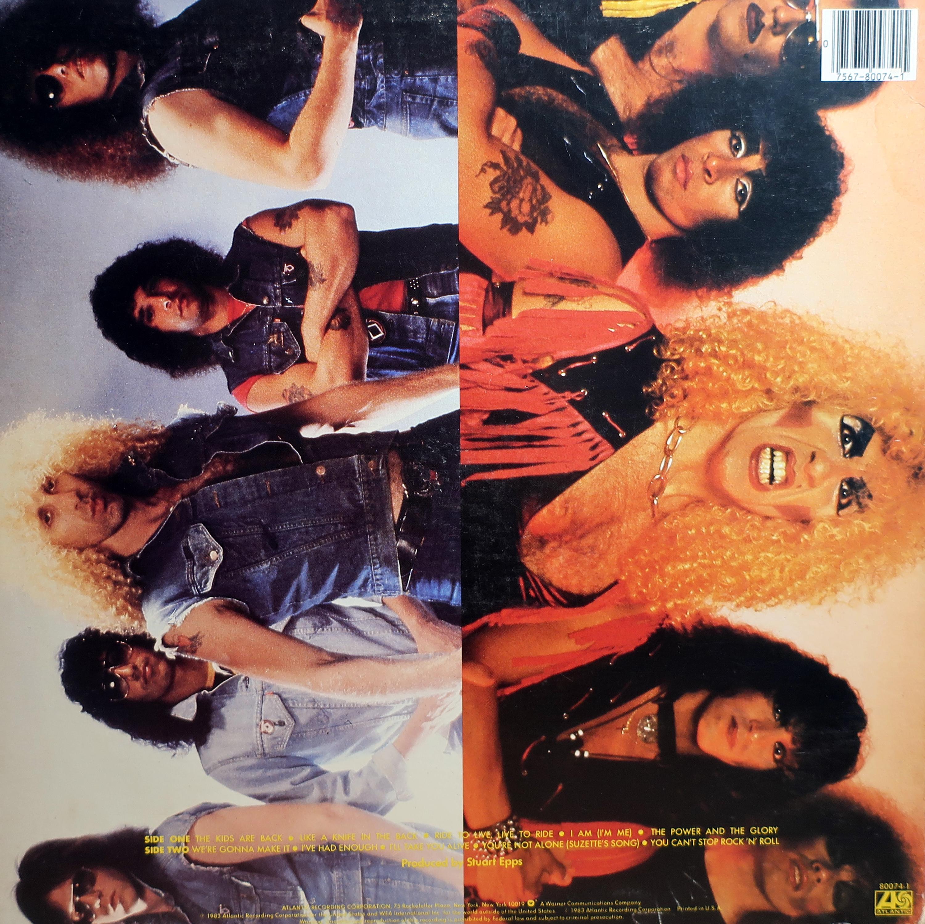 Rare Original 1983 Twisted Sister You Can't Stop Rock N Roll