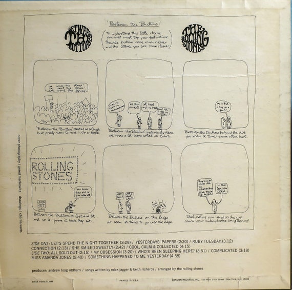 激レア!美品! 1967年発売 USオリジナル ストーンズ ビトゥイーン・ザ・ 激レア!美品! 1967年発売 USオリジナル ストーンズ ビトゥイーン・ザ