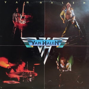 Rare 1978 Van Halen Self-Titled Debut Warner Bros Records Vintage U.S Early Vinyl Repress Lp Excellent With Inner Eddie Van Halen R.I.P.