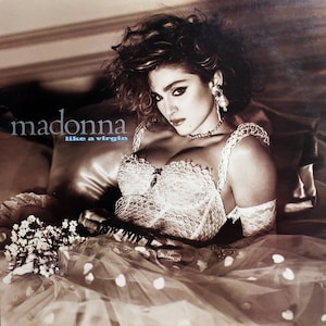 Original 1984 Madonna Like A Virgin Sire Records Vintage U.S. Vinyl Press Lp Near Mint Dance Pop Eighties Classic Material Girl Top Grade