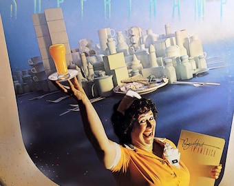 Vintage 1979 Supertramp Breakfast In America A&M Records Original U.S. Vinyl Press LP Near Mint With Inner Sleeve Arty Prog Driven Rock Pop