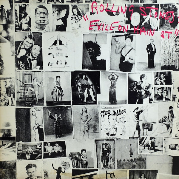 Zeldzame '77 The ROLLING STONES Exile On Main Street Rolling Stones Records Vintage U.S. Double Album Vinyl Press 2Lp Near MINT! 50 jaar! L@@K!