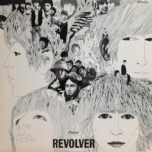 Rare 1978 The Beatles Revolver Capitol Records Vintage U.S. Early Vinyl Repress Lp Near Mint Purple Labels Lennon McCartney Psychedelic Rock