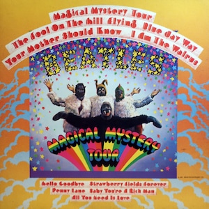 Rare 1983 The Beatles Magical Mystery Tour Capitol Records Vintage U.S. Early Vinyl Repress Lp Near Mint Gatefold Jacket Lennon McCartney