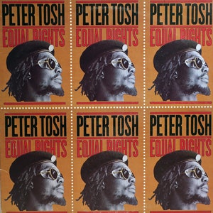 Originale 1977 Peter Tosh Equal Rights Columbia Records Vintage US Vinyl Press LP Eccellente Roots Rock Reggae Rebel Bunny Wailer Sly Robbie