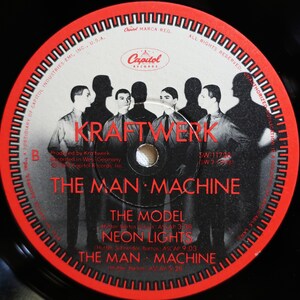 Rare Original '78 KRAFTWERK the Man Machine Capitol Records Vintage U.S ...