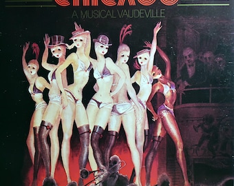 Origineel 1975 Chicago A Musical Vaudeville Arista Records Vintage US Vinyl Press LP Near Mint Cast Opnamesoundtrack American Classic