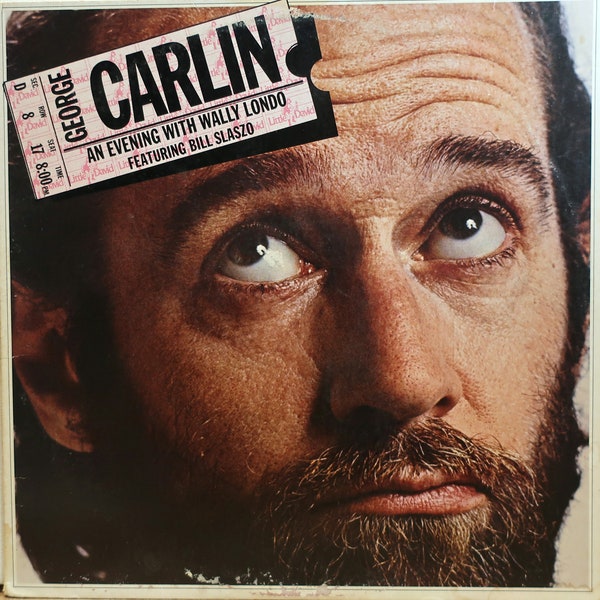 Original '75 GEORGE CARLIN An Evening With Wally Londo Featuring Bill Slaszo Little David Records Vintage U.S. Vinyl Press Lp Near MINT L@@K