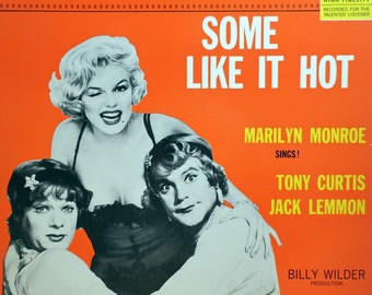 Rare Original '59 MARILYN MONROE Some Like It Hot United Artists Records Vintage U.S Motion Picture Soundtrack Mono Vinyl Press Lp EXCELLENT