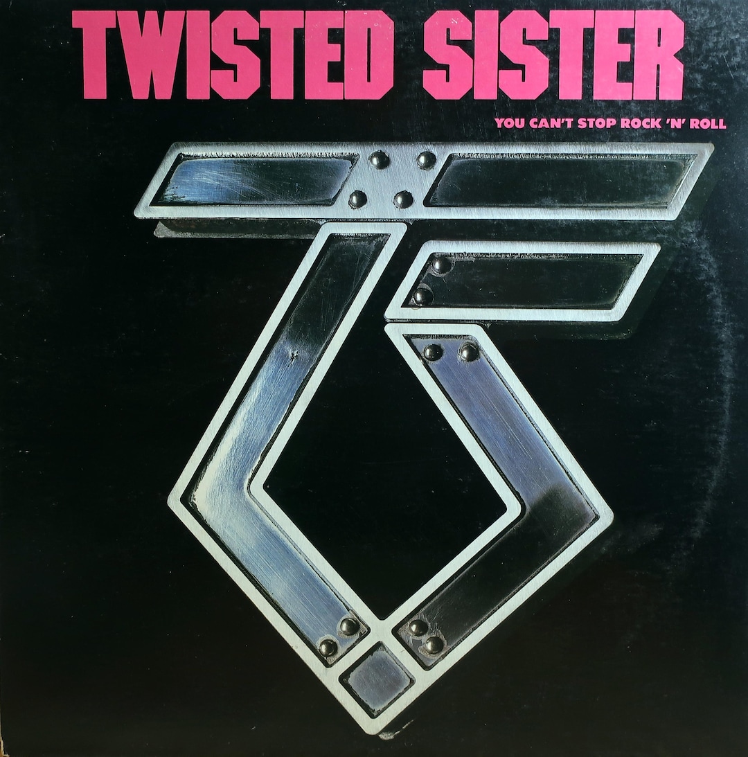 Rare Original 1983 Twisted Sister You Can't Stop Rock N Roll