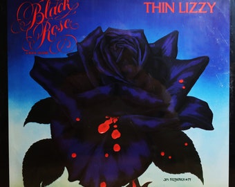 Rare Original '79 THIN LIZZY Black Rose (A Rock Legend) Warner Bros Records Vintage U.S. Vinyl press Lp MINT! Still Sealed In Plastic Shrink