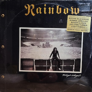 Original &#39;86 Ritchie Blackmore and Rainbow Finyl Vinyl Mercury Records Vintage U.S Double Vinyl Press Live Comp 2Lp Near Mint Factory Sealed