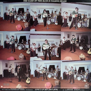 Original 1982 Talking Heads The Name of this Band Is Talking Heads Sire Records Vintage U.S Double Album Vinyl Press 2Lp Near Mint Live Comp