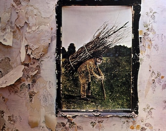 Led Zeppelin - IV Zoso LP Label Magnet - Etsy