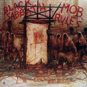 Rare Original 1981 Black Sabbath Mob Rules Warner Bros Records Vintage U.S. Vinyl Press Lp Near Mint Dio Tony Iommi Metal Classic Post Ozzy