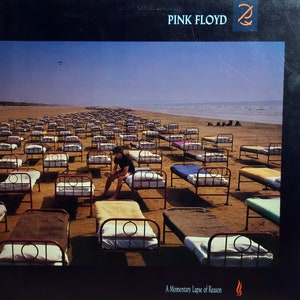 Rare Original 1987 Pink Floyd A Momentary Lapse of Reason Columbia Records Vintage U.S Vinyl Press Lp Excellent David Gilmour Post Prog Rock