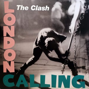 Rare 2004 The Clash London Calling Epic Records Vintage U.S. Double Album Early Vinyl Repress 2Lp Near Mint Custom Inner Sleeves And Labels
