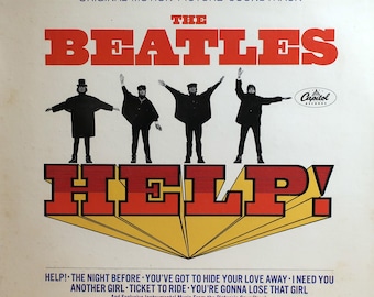 Vintage the Beatles Help Soundtrack 1965 Gatefold Double Album 12