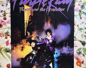 Rare Original '84 PRINCE and the Revolution Purple Rain Warner Bros Records Vintage U.S Vinyl Press Soundtrack Lp Near Mint! w/ POSTER L@@K