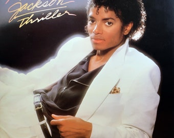 Original '82 MICHAEL JACKSON Thriller Epic Records Vintage U.S. Vinyl Press Lp Near MINT! All Time Defining American R&B Classic King of Pop