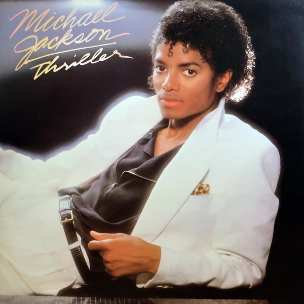 Original '82 MICHAEL JACKSON Thriller Epic Records Vintage U.S. Vinyl Press Lp Near MINT! All Time Defining American R&B Classic King of Pop