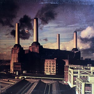 Rare 1983 Pink Floyd Animals Columbia Records Vintage U.S. Early Vinyl Repress Lp Near Mint With Custom Inner Prog Rock Classic Top Grade